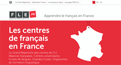 Desktop Screenshot of fle.fr