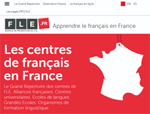 Tablet Screenshot of fle.fr